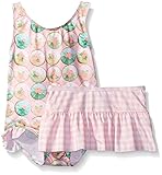 Baby Buns Baby Girls' Sweet Cupcakes Swim With Skirt Multi 18 Months [並行輸入品]