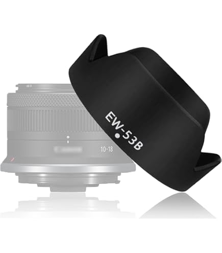 Amazon | Canon Camera USレンズショートフード ET-155B ブラック フル 