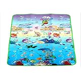 LuxBene(TM)200 * 180 CM Baby Toys Tapete Infantil Child Activity Play Mat Baby Game Pad Crawling Two