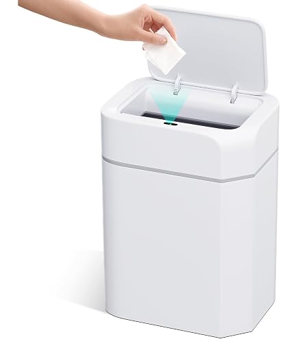 Amazon｜ゴミ箱 自動開閉 スリム センサー式 40L (45Lゴミ袋対応) 幅23
