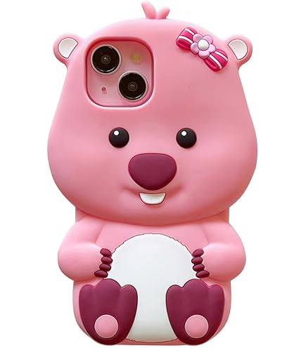 Amazon.co.jp: Smartphone Case Loopy iPhone 15 Case, Pom Pom