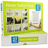 Cheraboo幼児用ホーム安全キット – Best子保護パックforキッチン食器棚ロックコーナーガード、and Anti Tip TV /家具ストラップ – Large 27 Piece Baby校