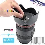 ブラック貯金箱コインボックスお金ボックスPenny Savingセーバーレンズカメラペンホルダーcup09 Amazingギフトfor Children
