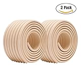 Yuena Care コーナークッション コーナーガード 2M×2本 クッション コーナーパッド 赤ちゃん 怪我防止 コーナー ベビー 子ども ご年配 ケガ防止 プロテクター 保護 両面テープ付き ベ