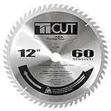 Timberline 12060 Ti-Cut General Purpose and Finishing 12-Inch Diameter by 60-Teeth by 1-Inch Bore, A