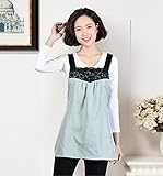 妊婦の放射線スーツ 妊娠中の女性放射線スーツ 電磁波カット服 電磁波カットエプロン 電磁波対策エプロン 電磁波防止デ 電磁波防止キャミソール 電磁波防止エプロン、100% シルバー ファイバ—の 電磁