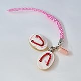 ぞうり 高瀬貝製 シェル 根付 天然珊瑚付き 桃色紐