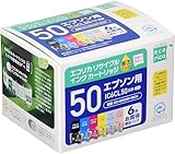 エコリカ エプソン ふうせん IC6CL50対応リサイクルインク 通常容量 6色パック 残量表示非対応：EP-702A/801A/901/PM-D870/G4500/G850/G860/PM-T960 残量表示対応：EP-302/4004/703A/704A/705A/774A/802A/803A/804A/902A/903A/904A 封筒パッケージ【Amazon.co.jp限定】