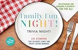 Family Fun Night Trivia Night Placemats