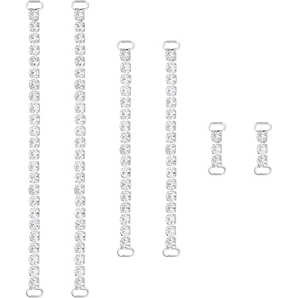 Amazon.co.jp: SUPERFINDINGS 4個 合金 クリスタル ラインストーン