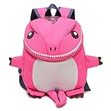 kikigoal幼稚園Nursey子幼児用スクールバッグ恐竜キッズバックパック ピンク