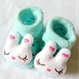 HuntGold Cute Baby Kid Toddler Newborn 3D Cartoon Short Sock Slipper Shoe Children Bootie(rabbit) by