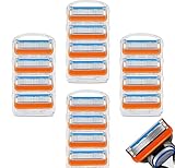 gebilaoKing 対応 16個入 ジレット対応 Gillette に適合する5替刃 フュージョン メンズカミソリ フュージョン Fusion マニュアル カミソリ 髭剃り 剃刀 メンズ 替刃