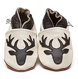 Soft Leather Baby Shoes Deer [ソフトレザーベビーシューズ鹿] 6-12 months (12 cm)