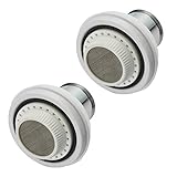 キングストン真鍮kad321 C20 2.0 GPM dual-spray Wide Range Swivelエアレーターコンボ、2 – 1 / 16インチ、ポリッシュクローム
