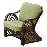 ラタン ソファ ソファー 1人掛け 籐椅子 籐の椅子 SH38 ダークブラウン ラタン家具 IMY153B　今枝商店