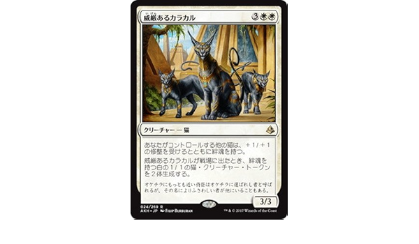 Amazon シングルカード Akh Jpn 威厳あるカラカル 白 R 024 269 トレカ 通販 Amazon シングルカード Akh Jpn 威厳あるカラカル 白 R 024 269 トレカ 通販