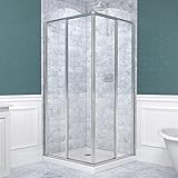 DreamLine shen-8134340 Cornerview 72 " High x 35 " Wide X 34 – 1 / 2 " Deepスライド式fra、 34.5 in. W x 34