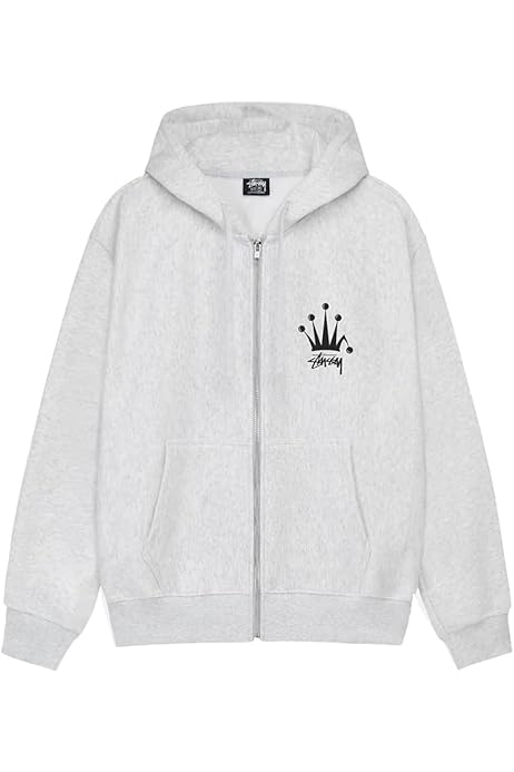 Amazon.co.jp: [ステューシー] ジップアップ スウエットパーカー WORLD 