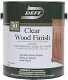 巧みな107 – 01クリアWood Finish Waterborneアクリル仕上げ光沢、1-gallon