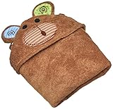 ZOOCCHINI 3Dフードタオル 100%コットン バスタオル Max the Monkey