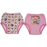 (ia5749) ４重層 アンパンマン トレーニングパンツ【２枚組】 トイトレ ANPANMAN ピンク◇80cm