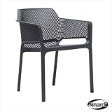 タカショー　ナルディ（Nardi）　ネット　ネットチェアー　NAR-C04DG　●32866600　 ダークグレー