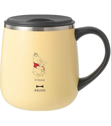 Amazon.co.jp: BRUNO ブルーノPooh 蓋つきステンレスマグ tall BHK263
