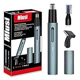 Miusi 眉毛シェーバー 多機能 鼻毛カッター レディース シェーバー メンズ USB充電式 脱毛器 エチケットカッター 髭剃り 3in1