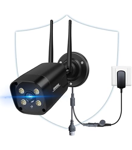 Amazon.co.jp: OHWOAI 防犯カメラ ワイヤレスセット 6台 ソーラー充電