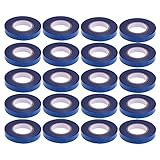 k-outdoor 20pcs 農業テープツール 園芸用紙テープ オリジナルテープ 結束テープ 園芸用 誘引 結束機 荷締機 農園 家庭菜園 果樹用 (ブルー)