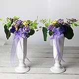 お供えのお花「バラと野葡萄のアレンジ」Lサイズ 2個セット ／ プリザーブドフラワー バラ 仏花