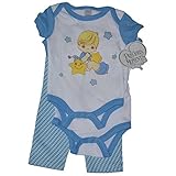 Precious Moments Baby Boys 'ボディスーツとパンツセット – Heaven 's明るい星 カラー: ブルー
