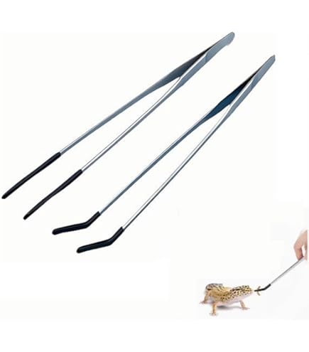 Amazon | 爬虫類 ピンセット 爬虫類給餌トング 2個入り 27cm