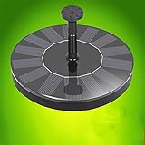 水中ポンプ ソーラーウォーターポンプ 庭噴水池 ソーラーパネルで省エネ　池でも使えるソーラー池ポンプ,B