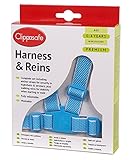 簡単に洗えるハーネス 青