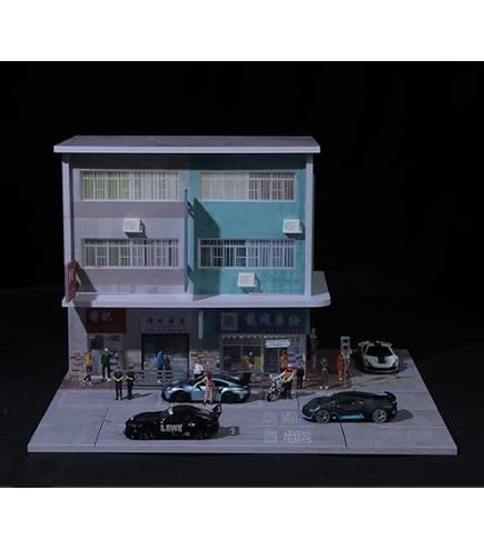 Amazon | Tiny City Bd7 香港旧市街 ジオラマビルセット Ver.4