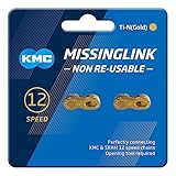 ケイエムシー(KMC) CL552 12SPEED用ミッシングリンク TI-GOLD 2ペア1セット KMC-CL552-TI2 中