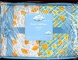 Cute Cuddles 2 Pack Fitted Crib Sheets -3 Print/color Choices (blue) by Cute Cuddles [並行輸入品]