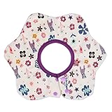 Zafina ベビー 360°回転可能 ビブ 4重よだれかけ 防水　スナップボタン式 6枚セット (６枚セット)