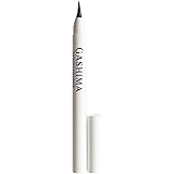 GASHIMA Liquid Eyeliner ガシマ リキッドアイライナー BS-BK1, 0.1mm描きやすい筆先, 極細ライン, 滑らかに描ける, 速乾, 24時間色落ちにくい, ウォータープルーフ, にじみにくい, ブラック, 0.6mL, 