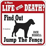 LIFE AFTER DEATH JACK RUSSELL サインボード：ジャックラッセル [並行輸入品]