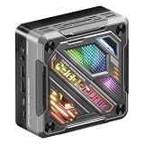 AOOSTAR ミニPC Ryzen7 8845HS 780M 16G/512G デュアルDDR5 M.2 nvme SSD 8C16T最大5.1GHz 最新Zen4+ 9cm静音ファン 雰囲気ライト WIN11pro対応 USB4.0(8k PD給電)/2.5GLAN/WiFi6/BT5.2/DP1.4 Mini pcゲーミング
