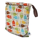 Planet Wise Roll Down Wet Diaper Bag, Owl, Medium by Planet Wise Inc. [並行輸入品]
