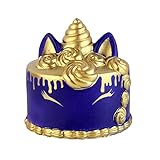anboor 4.3 " SquishiesユニコーンケーキMousse Kawaii Slow Rising香りつきSquishies Kids Toy forギフトコレクションブルー