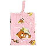 リラックマ シューズバッグ 運動靴 かばん キルト シューズケース コリラックマ Rilakkuma fo-k-4500 ピンク