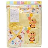 【本体綿100％】2016年 夏物 アンパンマン フライス 短コンビ肌着4点セット Anpanman クリーム◇50-60cm