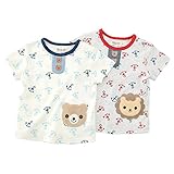 Piccolo (ピッコロ) 半袖Tシャツ(70～90cm)キムラタンの子供服 グレー 70 (34204-152)