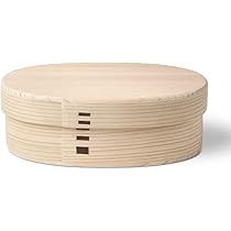 Amazon｜秋田大館 りょうび庵 無塗装 曲げわっぱ こばん弁当（小