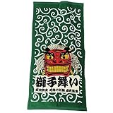 丸眞 バスタオル じゃポップ 50×100cm 獅子舞 綿100% プリントタオル 0515000400